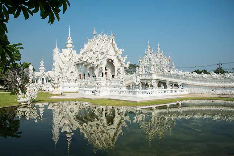 Wat Rong Khun i Chiang Rai, Thailand