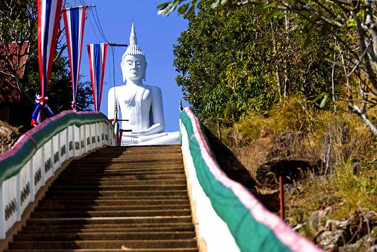 Tempel i Khon Kaen Thailand