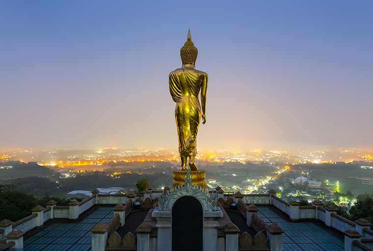 Buddha i nan, Thailand